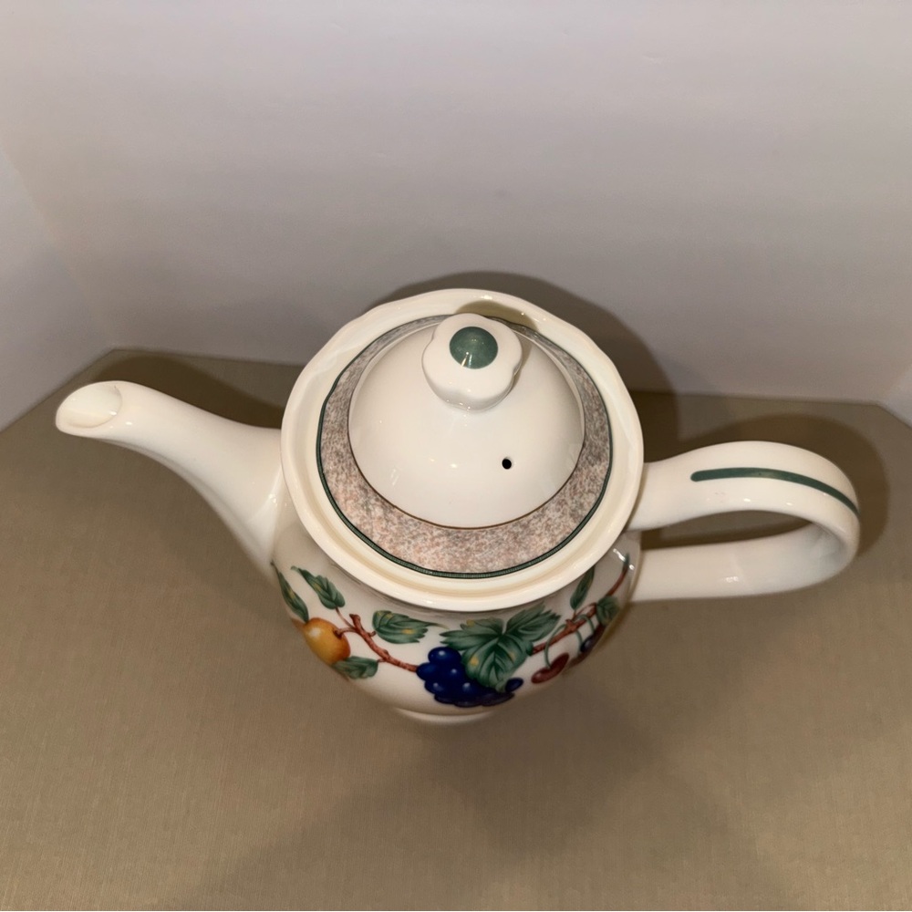 Vintage Noritake Homecraft Orchard Estate Coffee or Tea Pot with Lid 9236 RARE - Picture 5 of 16